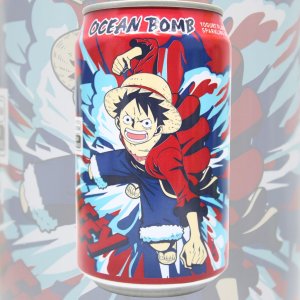 Bebida Gaseificada One Piece ( Luffy ) sabor Calpis 330ml.