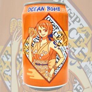 Bebida Gaseficada One Pece ( Nami ) sabor Manga 330 ml.