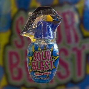 Bala Liquida Sour Blast Framboesa Azul 57g