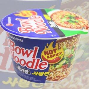 Big Bowl Noodle Hot & Spicy  Nongshim 100g