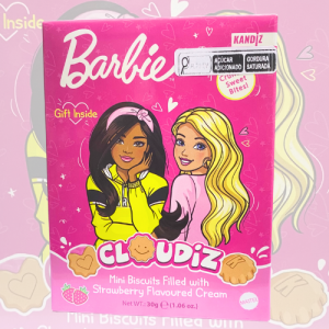 Biscoito Barbie Sabor Creme de Morango 30G