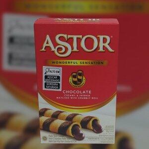 Biscoito Wafer Astor com Recheio Sabor Chocolate  40g