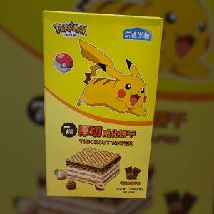 Biscoito Wafer Pokmon Sabor Chocolate com Avel 120g