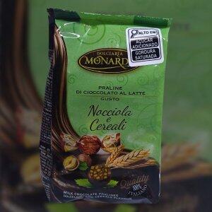 Bombom Praline Recheado com Avel e Cereais 100g