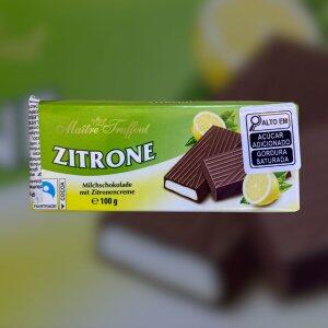 Chocolate Amargo Matre Truffout com Creme de Limo 100g