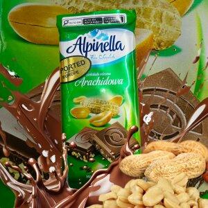 Chocolate ao Leite com Amendoim Alpinella 90g