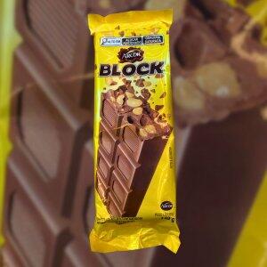 Chocolate ao leite com Amendoim Arcor Block 140g