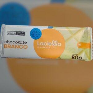 Chocolate Laciella Branco Zero Acar 80g