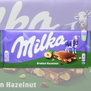 Chocolate Milka Broken Hazelnut 100g