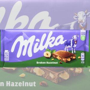 Chocolate Milka Broken Hazelnut 100g