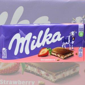 Chocolate Milka Strawberry 100g