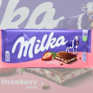 Chocolate Milka Strawberry 100g