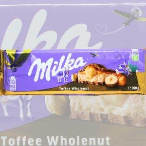 Chocolate Milka Toffee Whole Nuts 300g