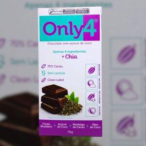 Chocolate Only4 Chia 80g
