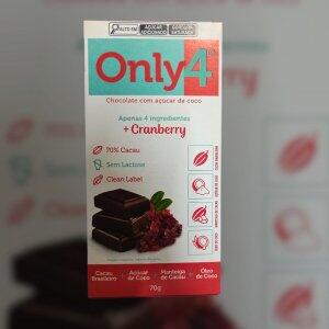 Chocolate Only4 Cranberry 80g