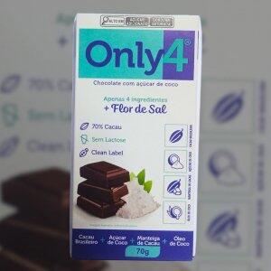 Chocolate Only4 Flor de Sal 80g