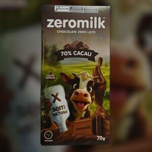 Chocolate Zeromilk 70%Cacau 70g