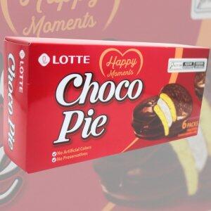 choco pie original lotte com 6 168g