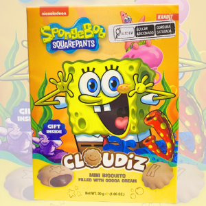 Biscoito Bob Esponja Sabor Creme de Cacau 30G
