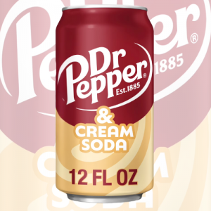 Dr Pepper & Cream Soda 355 ml.