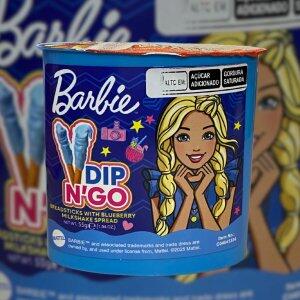 Biscoito Dipn Go Barbie Sabor Creme deMirtilo 55g