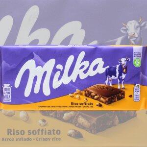 Chocolate Milka Riso Soffiato 100g