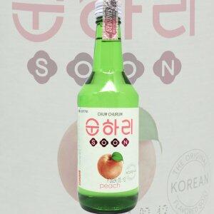 Soju Coreano Sabor Pssego 12% Alc Lotte 360ml.