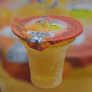 Gelatina Cici Sabor Laranja com pedaos de Coco 218g