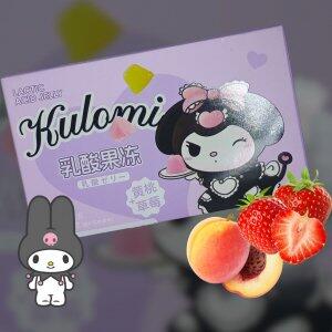 Gelatina de Iogurte Kuromi Sabor Pssego e Morango 85g