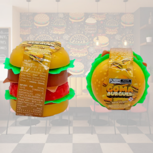 Goma Burguer Sabor Tutti-Frutti 8G