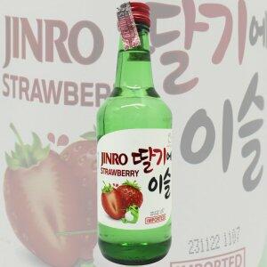 Soju Coreano Sabor Morango 13% Alc Jinro 360ml.