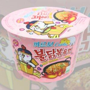 Lamen Big Bowl Carbonara Hot Chicken 105g
