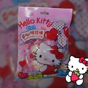 Marshmallow Recheado Hello Kitty Sabor Morango 45g