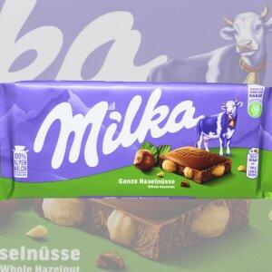 Milka Whole Hazelnut 100g