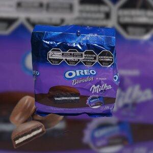 Oreo Baadas Com Recheio Sabor Baunilha e Cobertura de Chocolate Ao Leite 119g