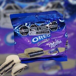 Oreo Baadas Com Recheio Sabor Baunilha e Cobertura de Chocolate Branco 119g