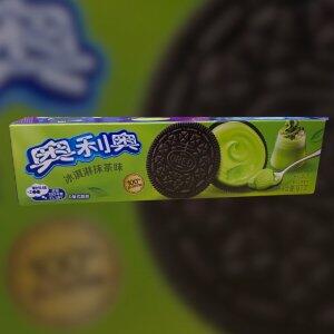 Oreo Biscoito sabor Sorvete de Matcha 97g