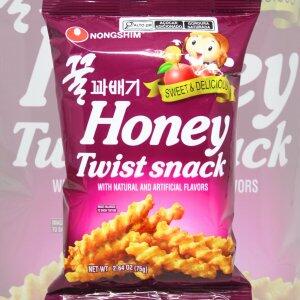 Salgadinho Coreano Honey Twist Snack 75g.