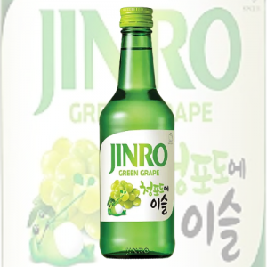 Soju Coreano Sabor Uva Verde 360ML
