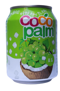 Suco Coco Palm sabor Uva e pedaos Coco 238ML