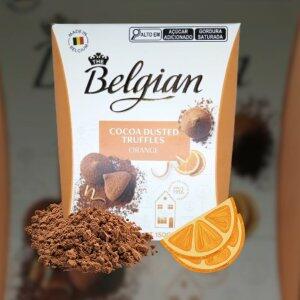 Trufa de laranja coberta com cacau em p 150g