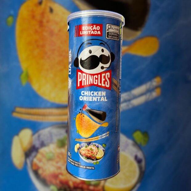 Batata Pringles Sabor Frango frito e molho Oriental 100g