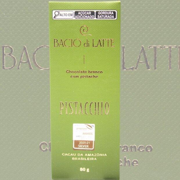Chocolate Branco Pistacchio Bacio di Latte 80g