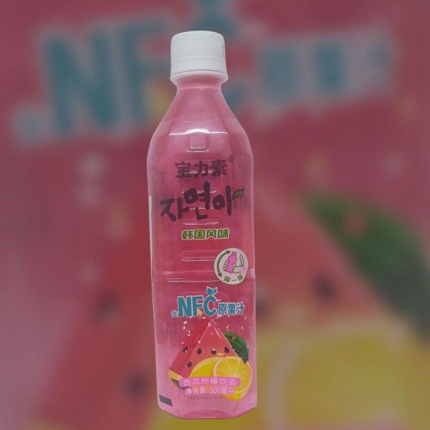 Bebida de Frutas com Pedaos Sabor Limo e melancia 500ML