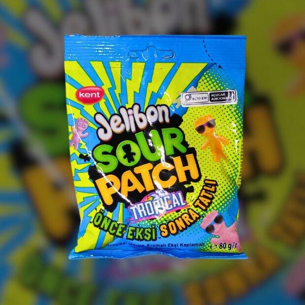 Sour Patch Jelibon Frutas Tropicais 80g
