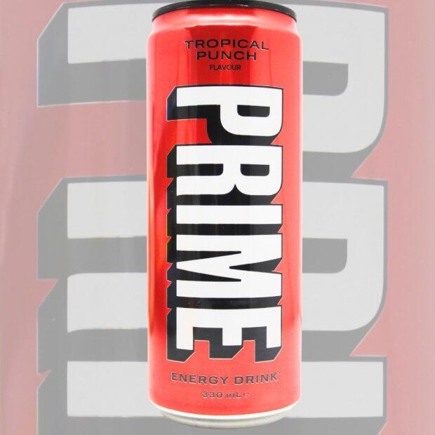 Energy Drink Prime Sem Acar Sabor Tropical 330ml.