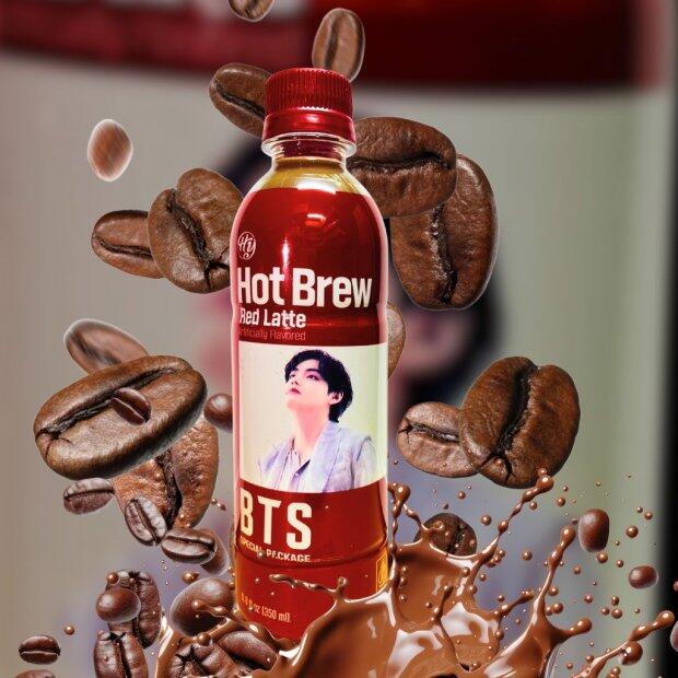 Refresco BTS Caf Latte Vermelho 350ml