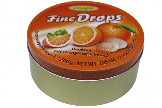 Bala Fine Drops Laranja Woogie 200g