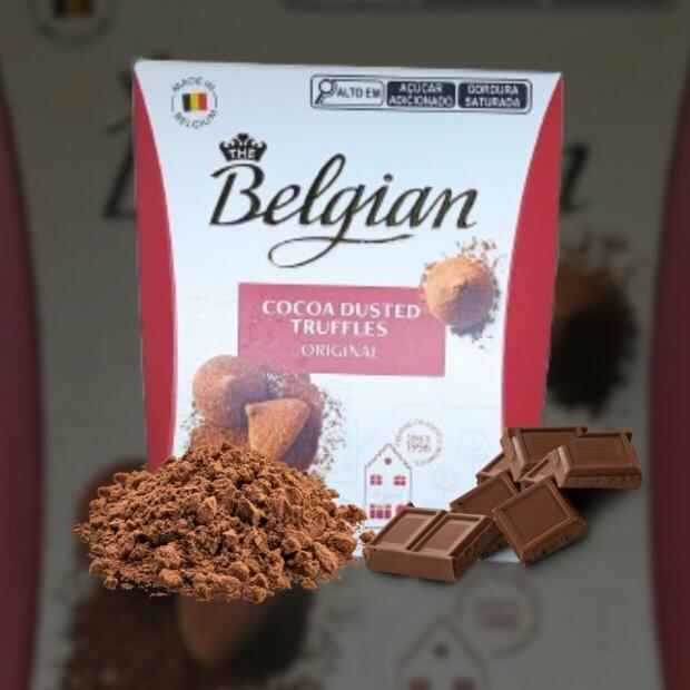Trufa de chocolate ao leite coberta com cacau em p 150g