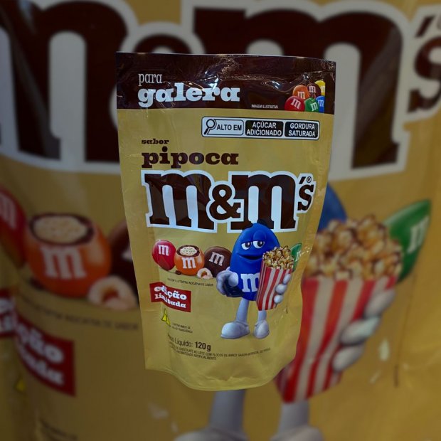 Chocolate M&M'S sabor Pipoca 120g
